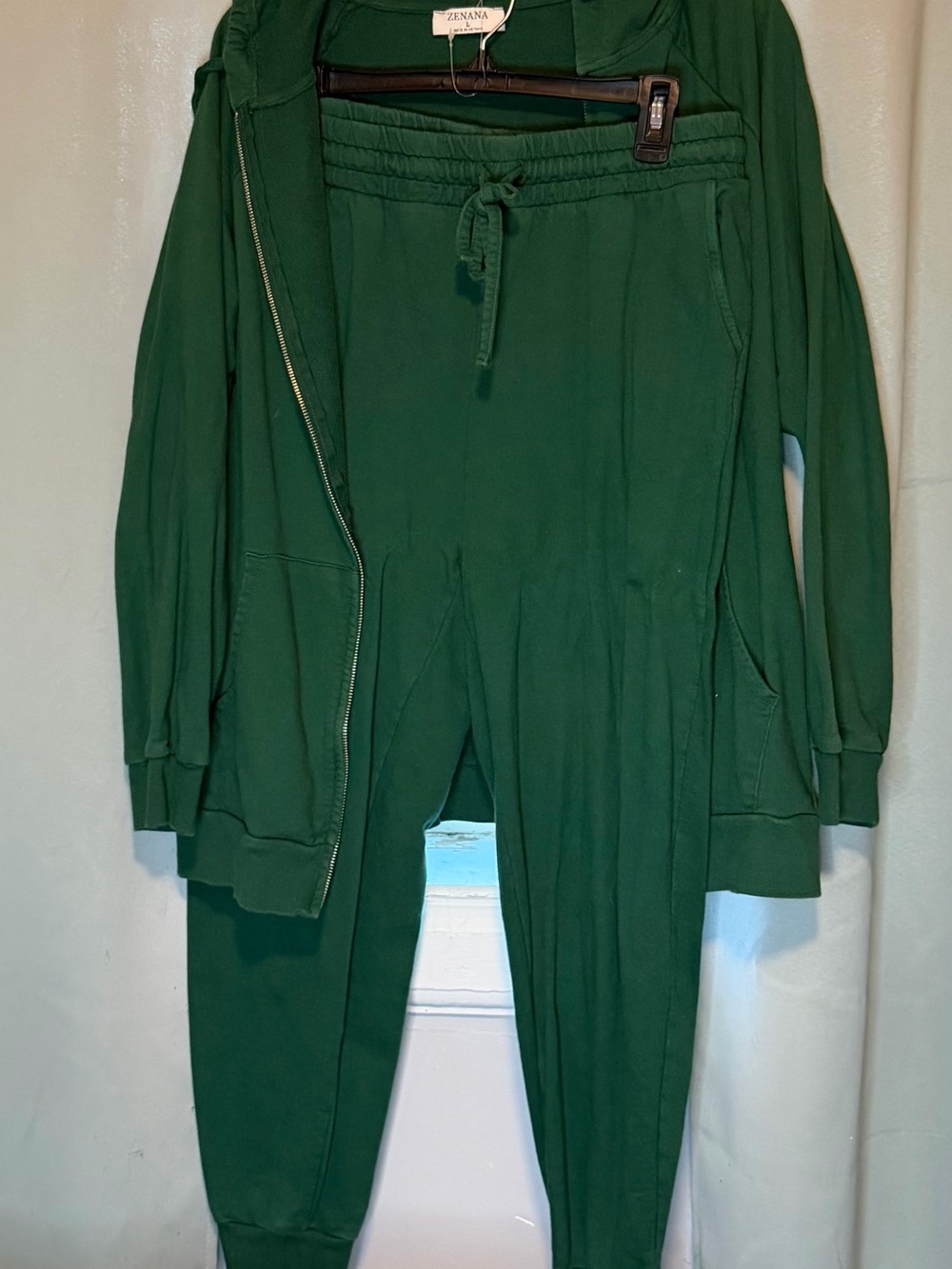 Zenana Outfitters Forest Green Drawstring Jogger Pants